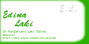 edina laki business card